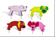 Junior Croquet Set - Dog Theme, 2 Mallets