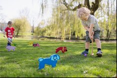 Junior Croquet Set - Dog Theme, 2 Mallets